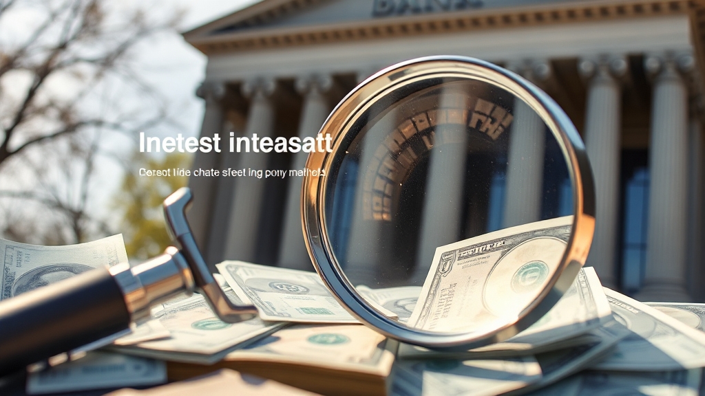 최저 금리 은행 찾는 법 (realistic 스타일)