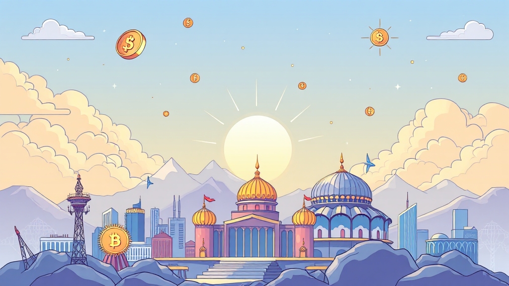 시장 전망, 미래는 밝을까? (illustration 스타일)