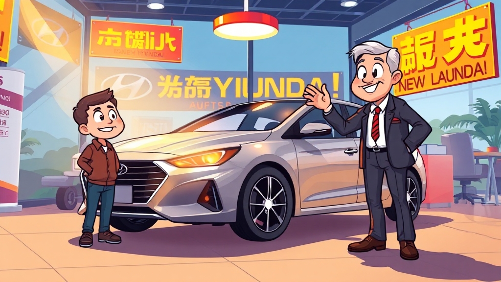 현대차 탁송 조회 및 차량 인도 절차: 드디어 내 차를 만나는 날! (cartoon 스타일)