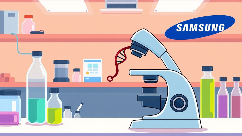 삼성바이오로직스와 차이점 (cartoon 스타일)