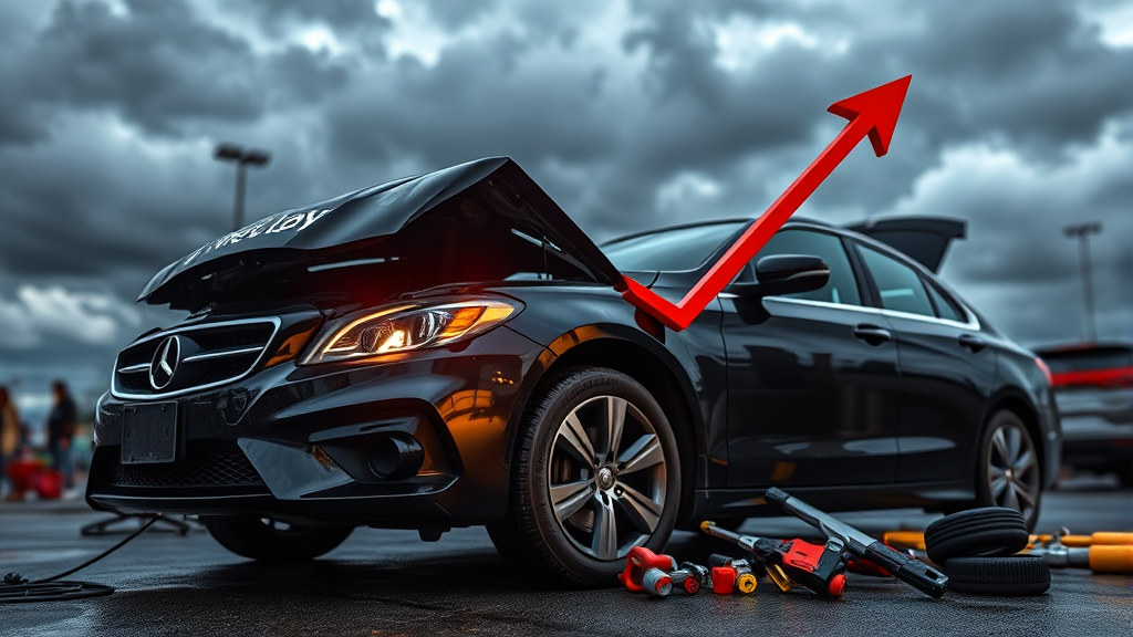 보험료 인상의 주요 원인 (realistic 스타일)