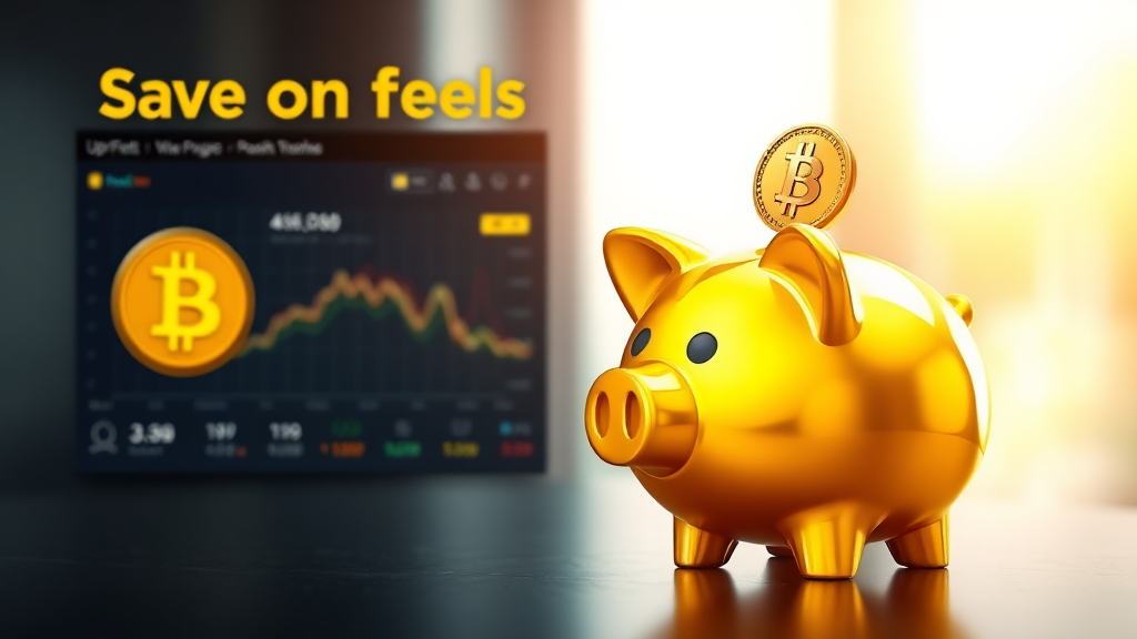 비트코인 거래 수수료 절약 팁 (realistic 스타일)