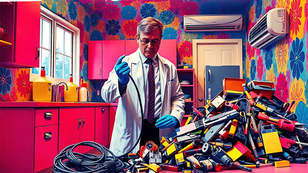 청소 전 준비 및 안전 점검 (popart 스타일)