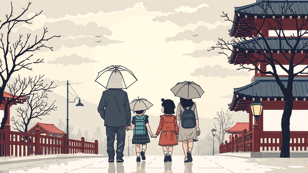 전국 날씨 한눈에 보기 (illustration 스타일)