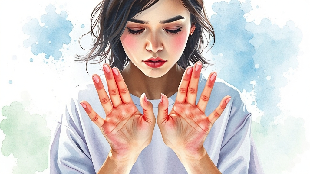 공황장애 자가진단: 체크리스트와 주의사항 (watercolor 스타일)