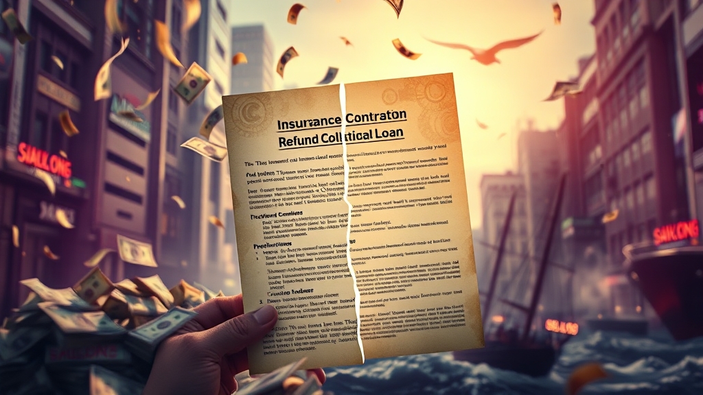 보험 계약 대출, 급할 때 유용하게 활용하세요! (realistic 스타일)