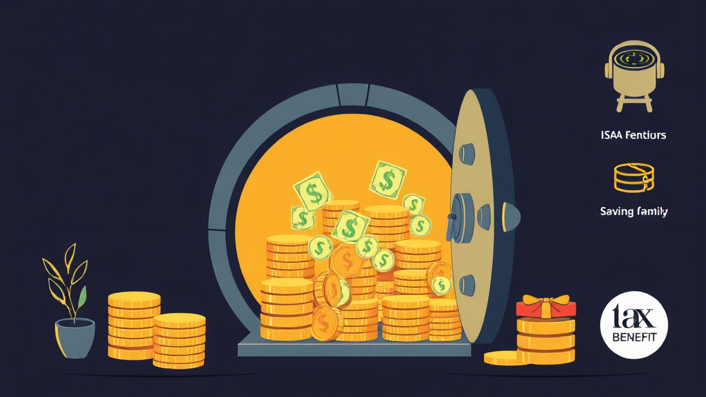 금융소득 절세 전략: 세금 부담 줄이기 (illustration 스타일)