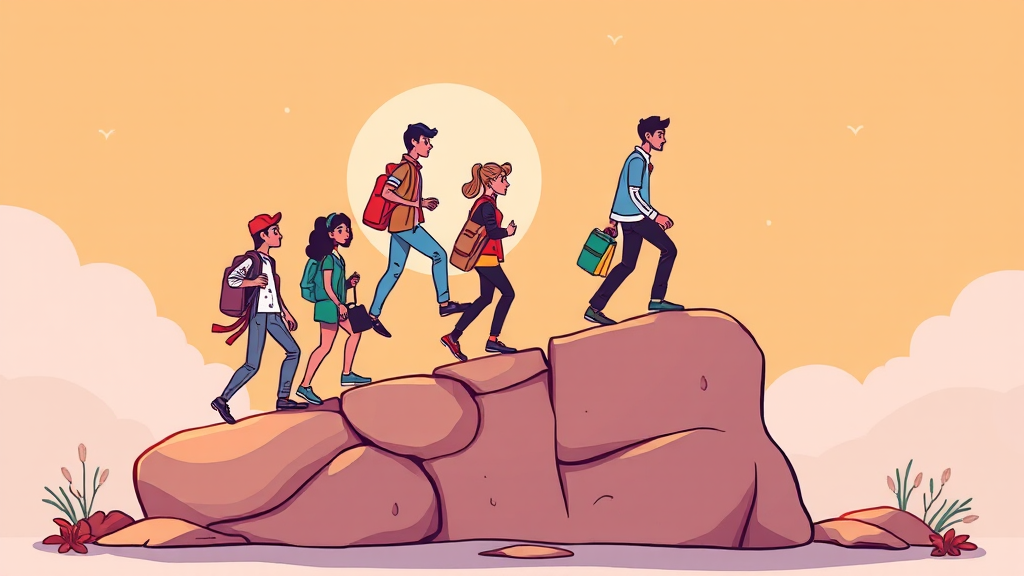 안전하고 효과적인 투자 전략 (cartoon 스타일)