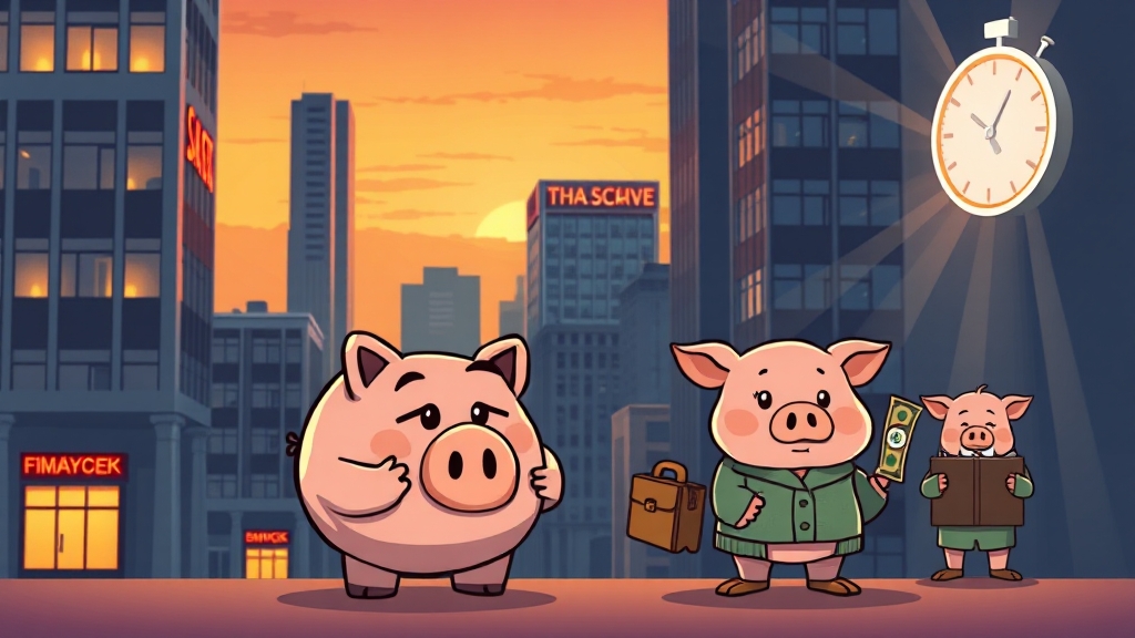 파킹통장 활용 팁 (cartoon 스타일)