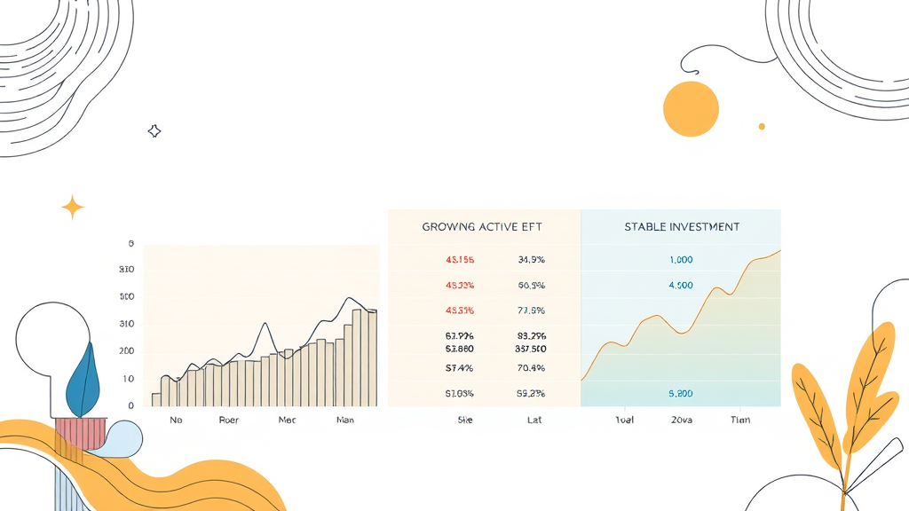 코스닥 액티브 ETF, 무엇을 담고 있나? (운용사별 포트폴리오 비교) (illustration 스타일)