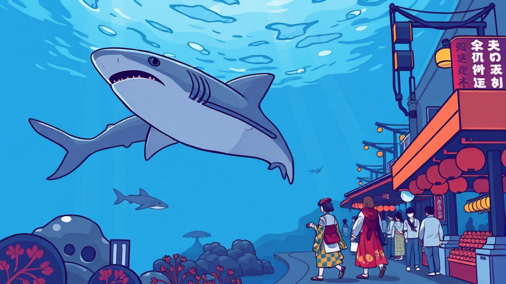 오키나와 추천 코스 (illustration 스타일)