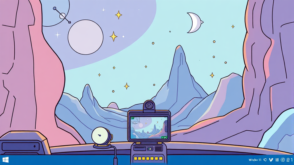 윈도우 11 업데이트 핵심은? (illustration 스타일)