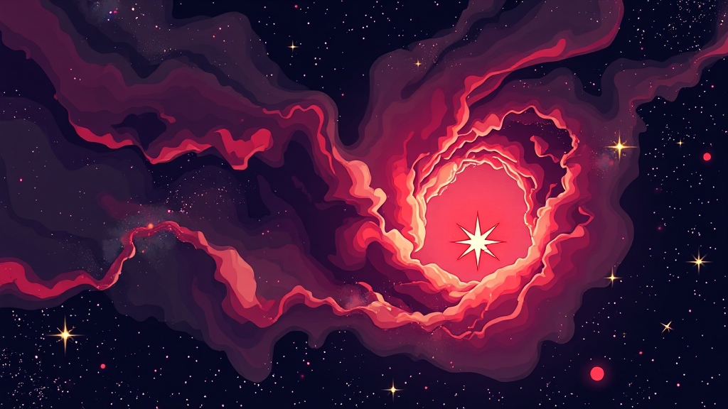 JWST, 놀라운 우주 이미지 (cartoon 스타일)
