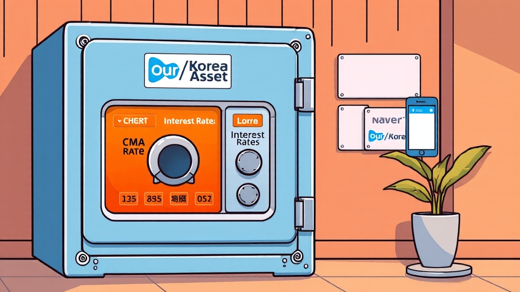 증권사별 CMA 통장, 뭐가 좋을까요? (cartoon 스타일)