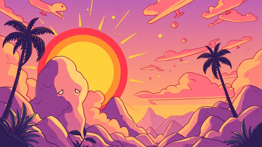 최적 업로드 시간 및 해시태그 전략 (cartoon 스타일)