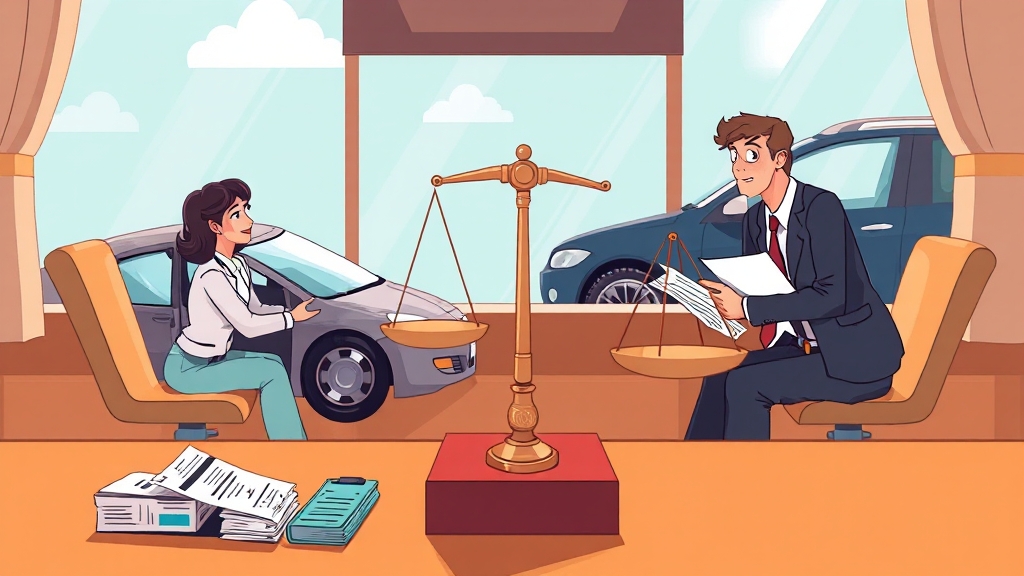 대인 합의금 핵심 사항 (cartoon 스타일)