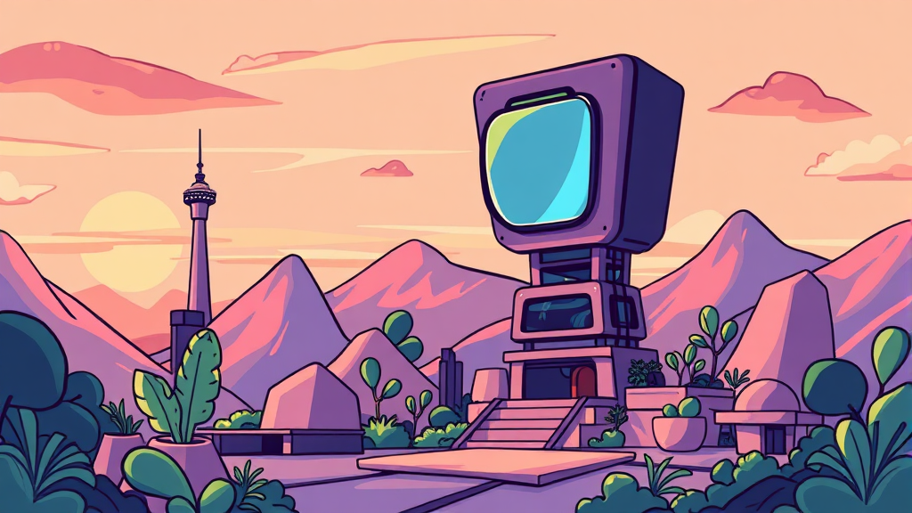 엔비디아의 다음 행보: 차세대 AI 반도체와 투자 전략 (cartoon 스타일)