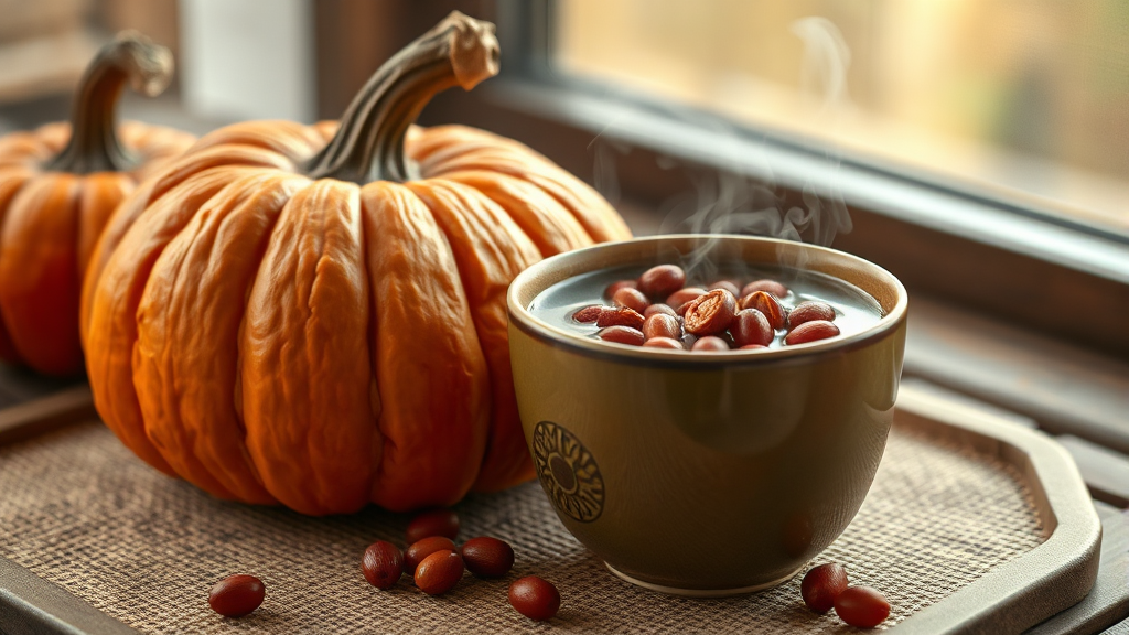 나에게 맞는 호박팥차 선택 기준 (realistic 스타일)