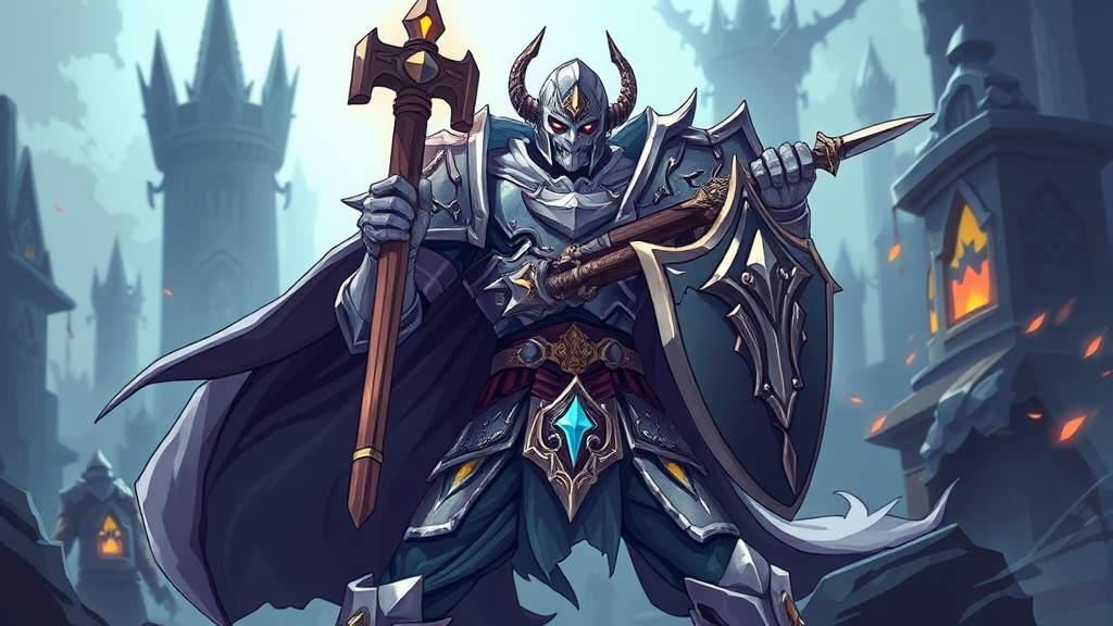 레벨업 및 전투력 상승 (illustration 스타일)