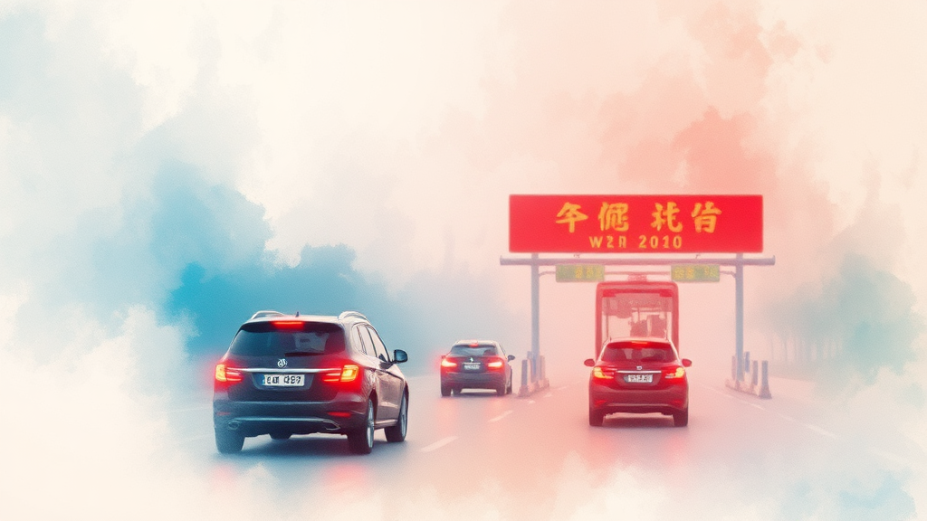 하이패스 vs 일반 차량: 통행료 면제 이용 방법 완벽 가이드 (watercolor 스타일)