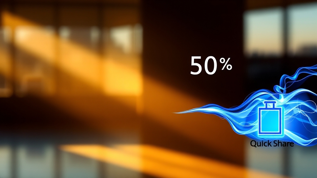 배터리 성능 및 사용 시간 (realistic 스타일)