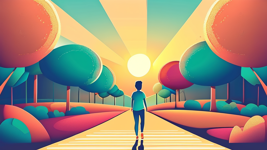 소화불량 완화를 위한 생활 습관 개선 꿀팁 (cartoon 스타일)