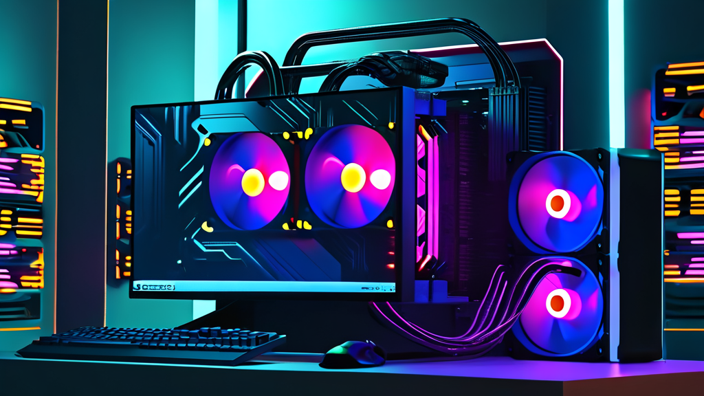 AMD 라이젠 9 9950X3D: 최고 성능의 비밀 (illustration 스타일)