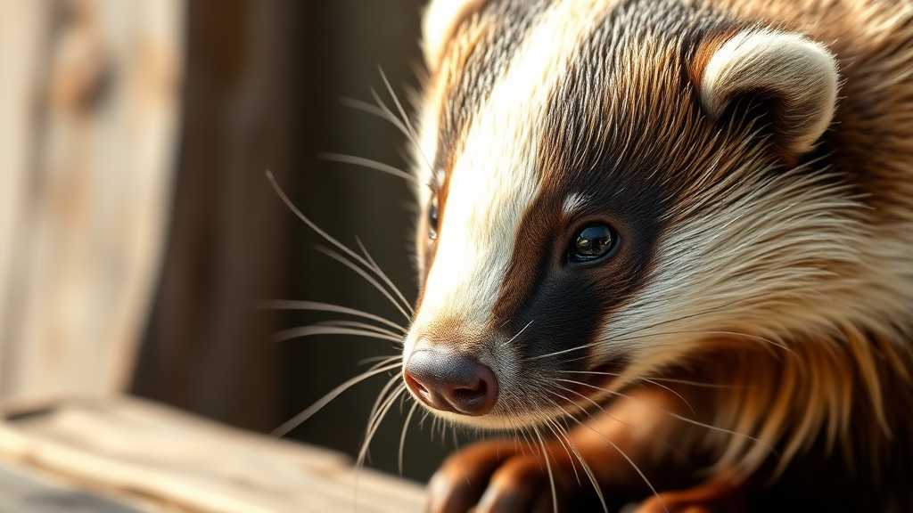 오소리기름, 피부에 어떻게 좋을까요? (realistic 스타일)