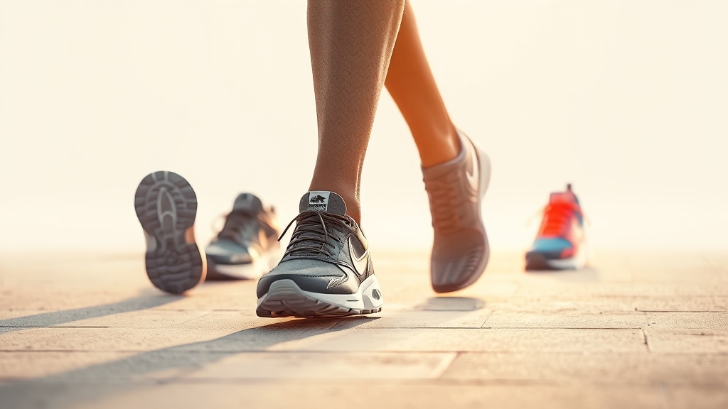 오래 걸어도 편안한 신발 추천 (realistic 스타일)