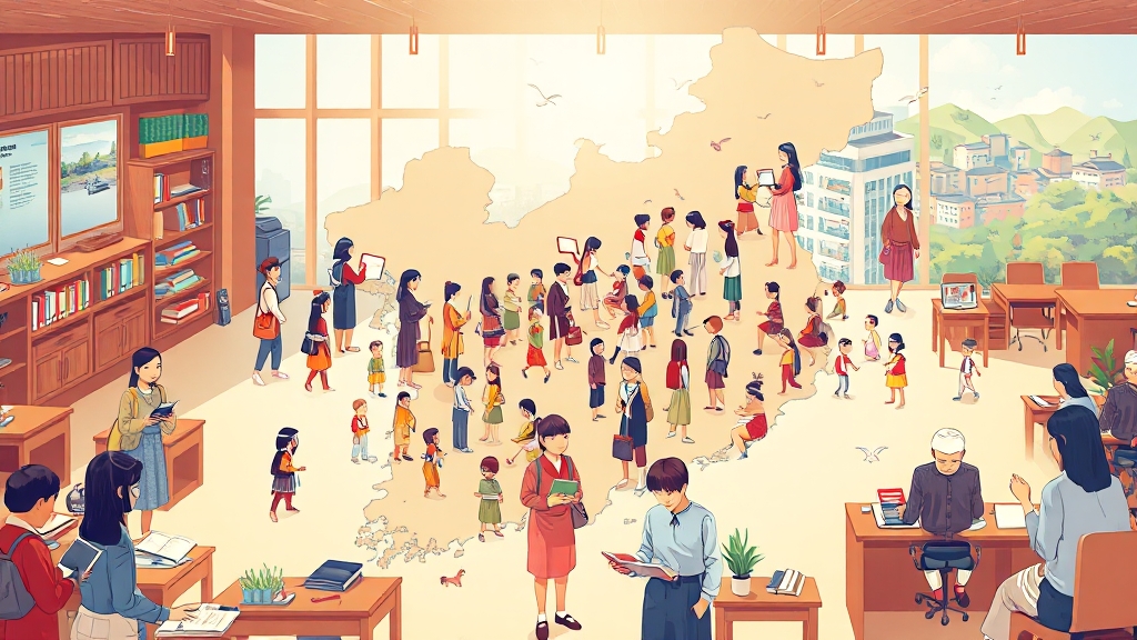 누가 평생교육이용권을 받을 수 있나? (illustration 스타일)