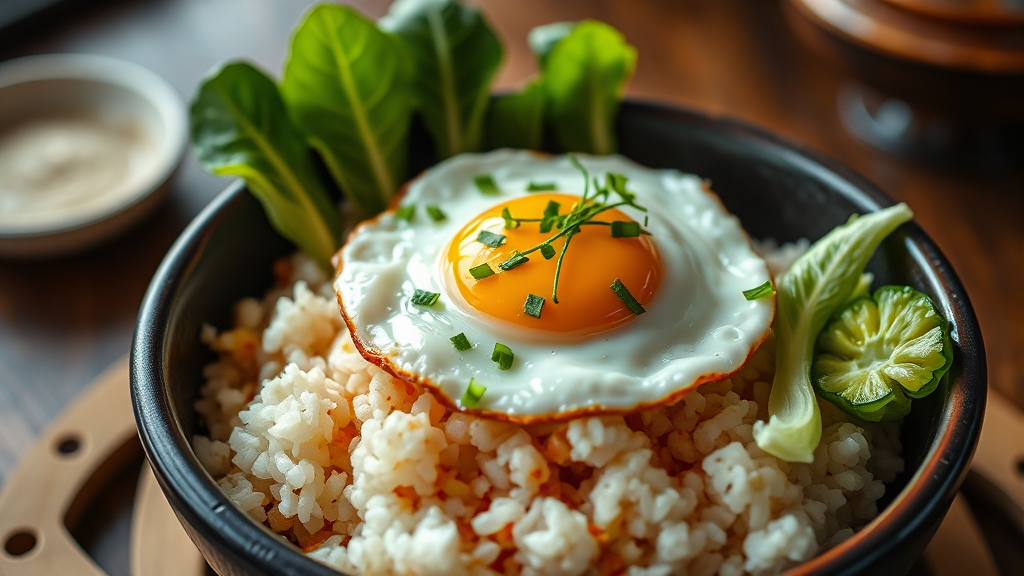 봄동 비빔밥, 영양 만점 한 끼 식사로 즐기는 법 (realistic 스타일)