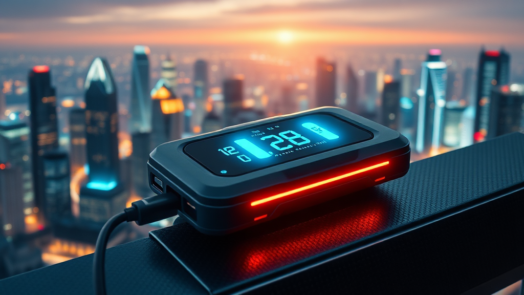 2024년 주목할 만한 보조배터리 (realistic 스타일)