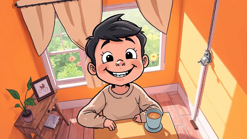 일상생활 어려움과 대처 (cartoon 스타일)