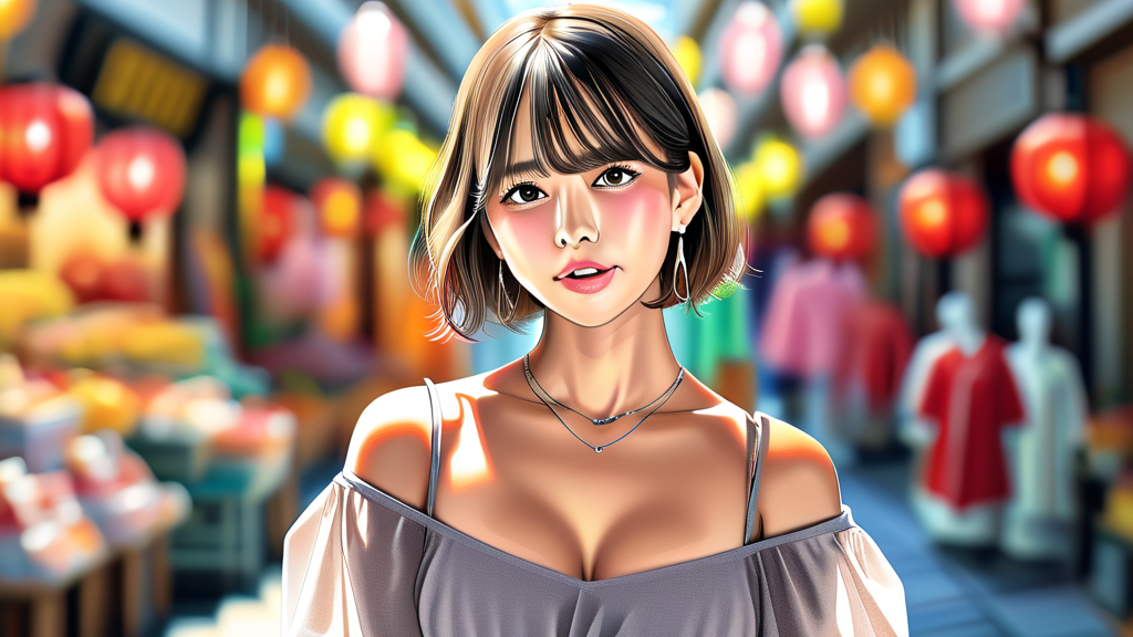 신체 사이즈 비교와 의류 쇼핑 시 참고 자료 (realistic 스타일)