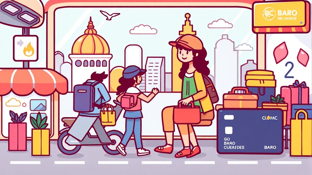 BC 바로카드 종류별 혜택 비교 (cartoon 스타일)