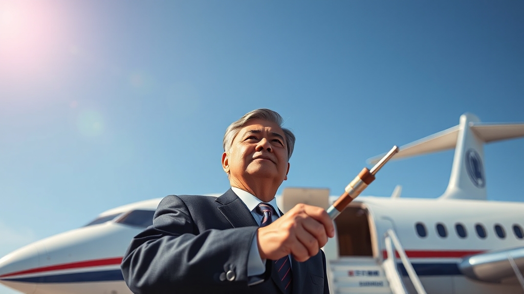 대통령 카메오 출연 의미 (realistic 스타일)