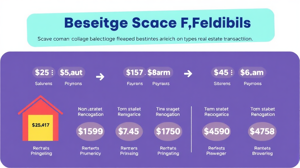 매매부터 전월세까지, 거래 종류별 중개수수료 완벽 분석 (cartoon 스타일)