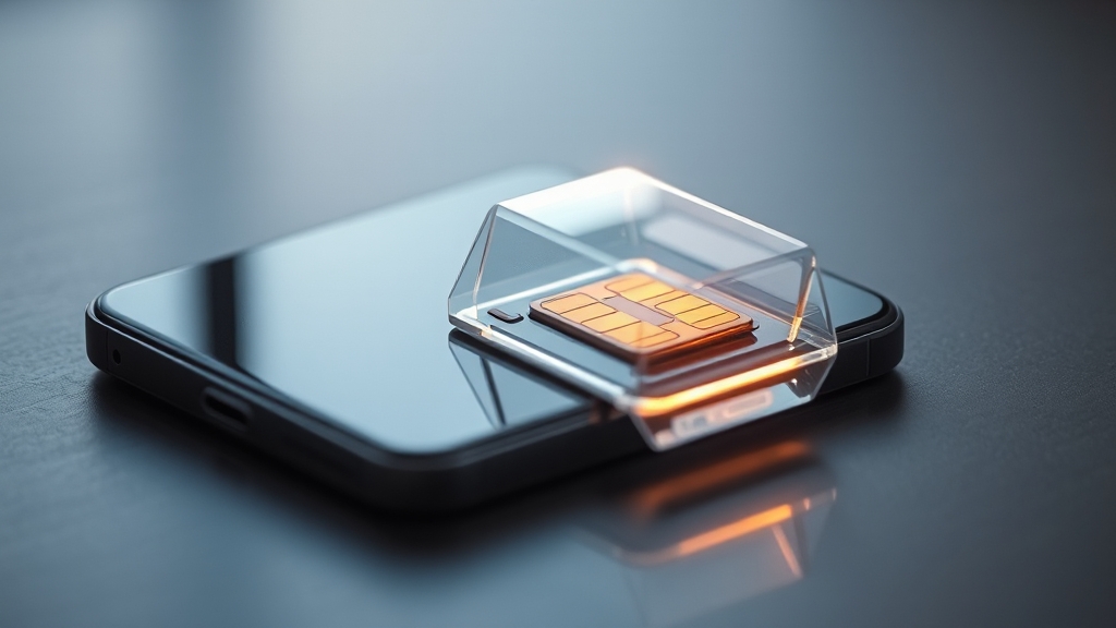 유심 교체 후, 보안 설정은 필수! (realistic 스타일)