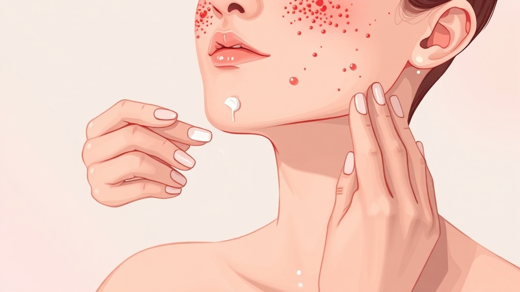 에스로반 연고의 주요 효능과 작용 원리 (illustration 스타일)