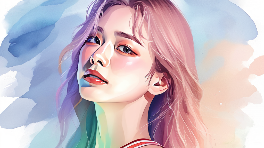 문화, 예술, 스포츠 소식 (watercolor 스타일)