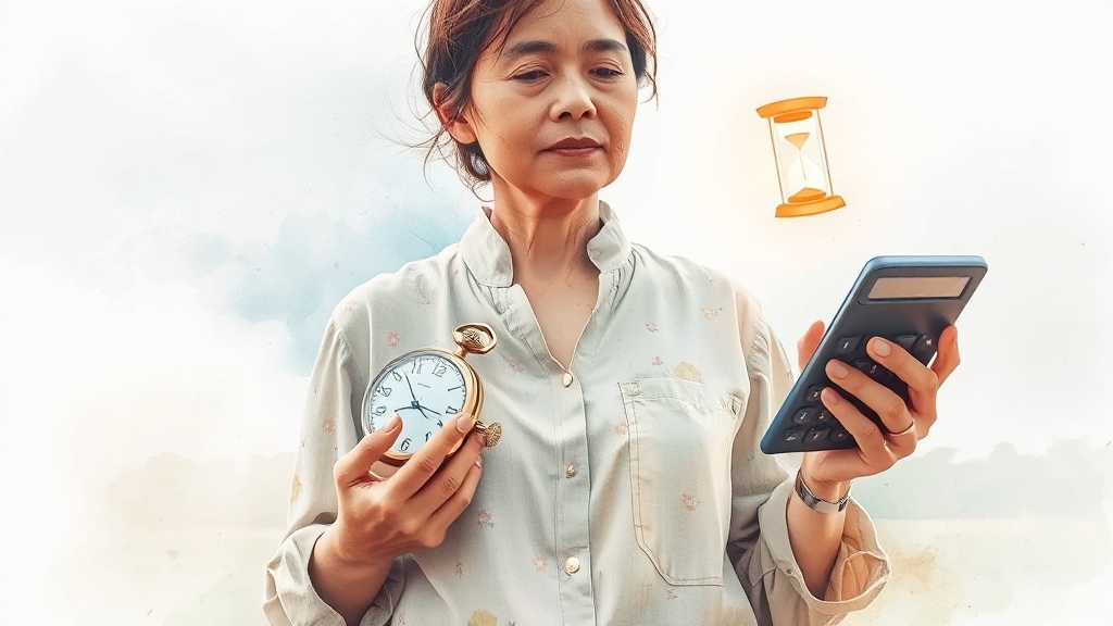 2025년 알바 퇴직금 지급 기준 (watercolor 스타일)