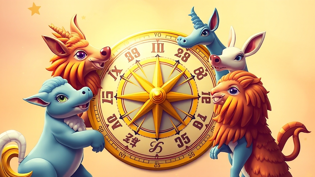 띠별 오늘의 운세 상세 가이드 (realistic 스타일)