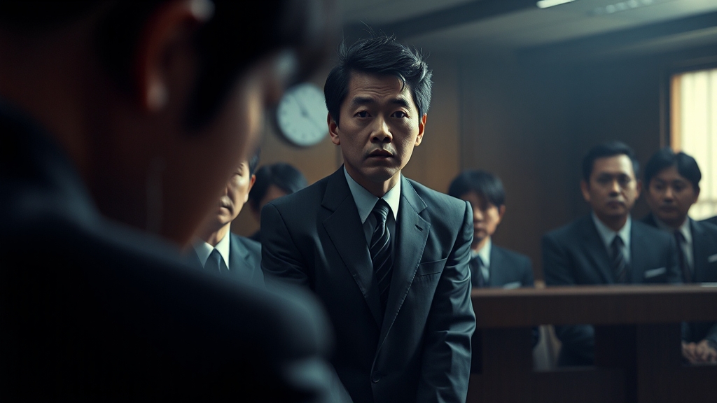 법정 공방의 결과 (realistic 스타일)