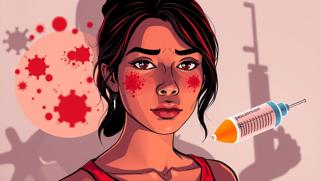 수두 합병증, 미리 예방하세요! (illustration 스타일)