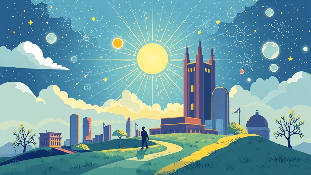 일자리 관련 정책 동향 (illustration 스타일)