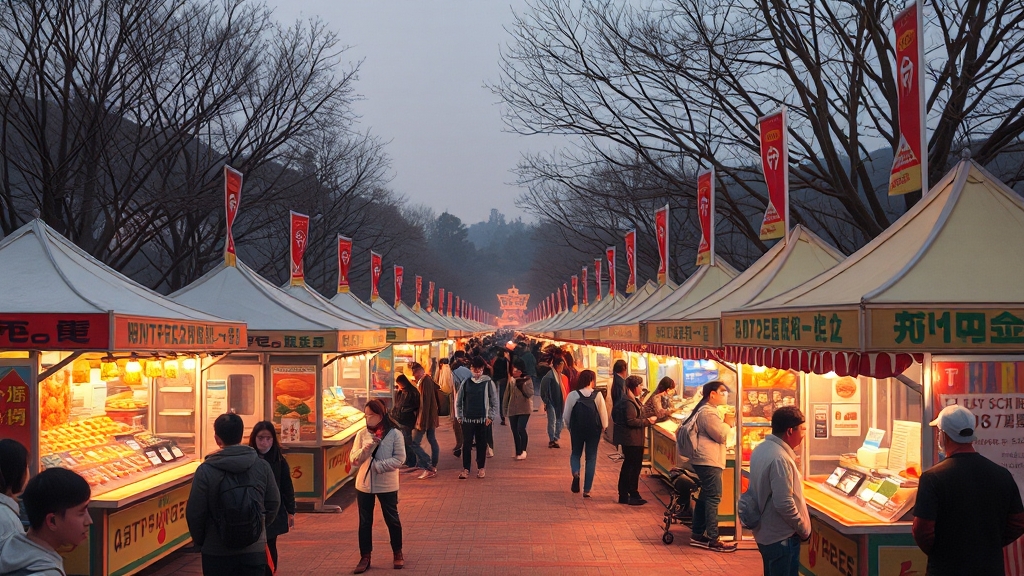 떡볶이 축제 기본 정보 (realistic 스타일)