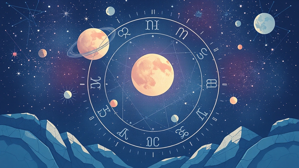 별자리 운세: 나의 별자리는? (illustration 스타일)