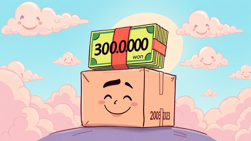 지원 금액, 얼마나 받을 수 있나? (cartoon 스타일)