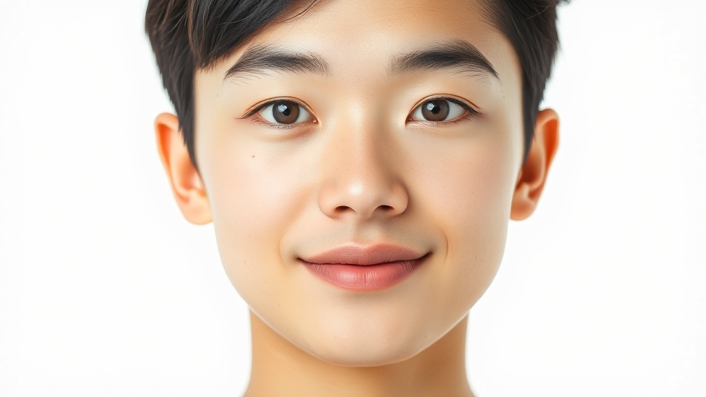 수능 원서 접수 사진 규격 (realistic 스타일)