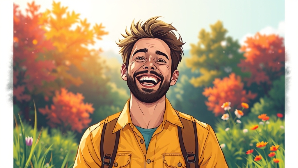 ESFP 남자 성격 특징 (illustration 스타일)